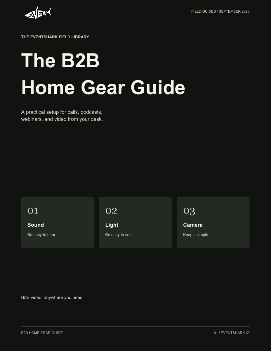 The B2B Home Gear Guide cover